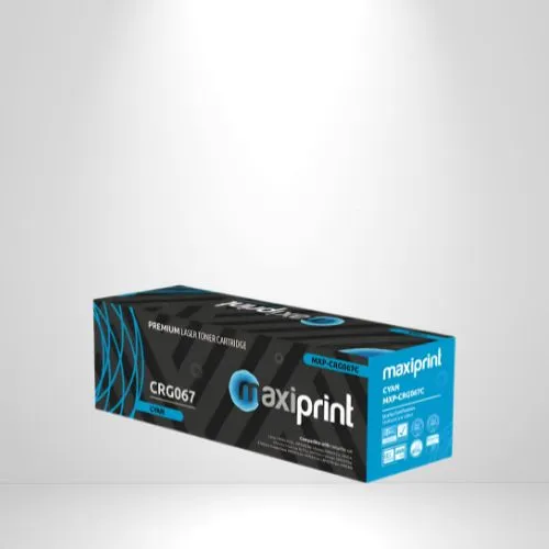 Cartucho de Toner Maxiprint Compatible Canon CRG067C cian