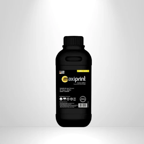 Botella de tinta Maxiprint universal para refill yellow 1L