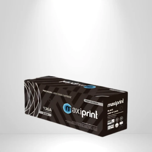 Cartucho de Toner Maxiprint Compatible con HP W1360A 136A negro (C/Chip)